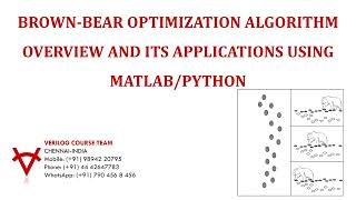 BROWN BEAR OPTIMIZATION ALGORITHM OVERVIEW AND ITS APPLICATIONS USING MATLAB-PYTHON