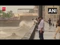 mumbai cyclone biparjoy intensifies into extremely severe cyclonic storm tidal waves hit beaches