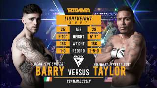 BAMMA 35: Dean Barry vs Anthony Taylor