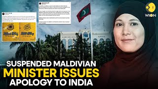 Suspended Maldives Minister Shiuna apologises after making anti-India remarks | WION Originals