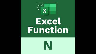 The Learnit Minute - N Function #Excel #Shorts