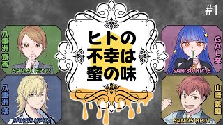 【クトゥルフ神話TRPG】ヒトの不幸は蜜の味１【セッションログ】