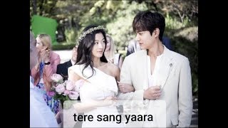Tere sang yaara || Korean mix hindi song|| 💕 ||💕heart teaching love story ❤❤