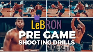 LeBron James Shooting Drills  | #Lakers #NBA Preason