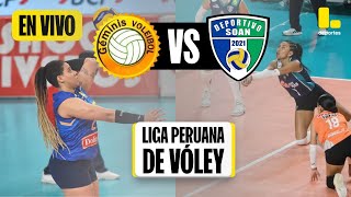 GÉMINIS VS DEPORTIVO SOAN: EN VIVO🔴 | SIGUE LA LIGA PERUANA DE VÓLEY 2024 🏐 - LATINA