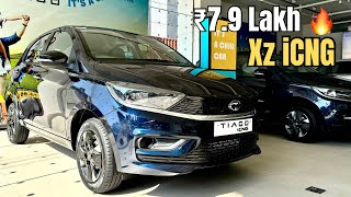 New 2025 Tata Tiago 🔥 | Tata Tiago XZ iCNG Full Detailed Walkaround Review