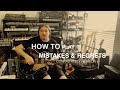 How to play Mistakes and Regrets - EGDGBE tuning