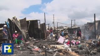 Un supuesto pandillero desató su ira y quemó 90 casas en venganza porque no le vendieron licor