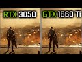 RTX 3050 vs GTX 1660 Ti Benchmark – 59 Tests