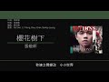 張敬軒 hins cheung 櫻花樹下 歌詞同步 粵拼字幕 jyutping lyrics