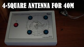 4 вертикала на 40м / 4-square antenna for 40m