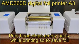 hot sale AMD360D Digital hot foil printer A3 printing size Amydor 360D factory price CE certificate