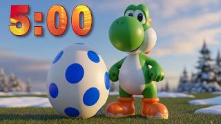 5 Minute Calm Music Timer | Yoshi’s Winter Egg 🥚❄️