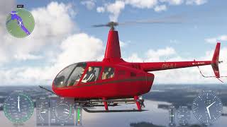 Virtual Helicopter Flight In Imatra From Finland, Robinson R66 Turbo, MSFS24 Pilot Peku