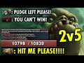 I'M NOT JOKING VALVE!! THIS Pudge is a real monster 2vs5 Impossible Mission!!