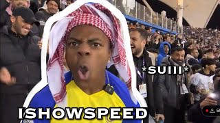 IShowSpeed Live at PSG - AL NASSR while RONALDO scores FIRST GOAL