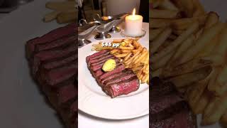 Sydney $45 pp Steak Frites + Wine + UNLIMITED fries 😳🤌🏻 📍Gavroche Chippendale #sydneyfood