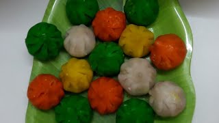 कलरफुल उकडीचे मोदक |colourful ukdiche modak by Smita's mejwani marathi☺😘👧