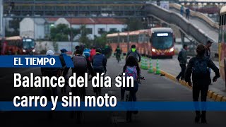 Termina el Día sin carro y sin moto en Bogotá, Alcaldía hace balance  | El Tiempo