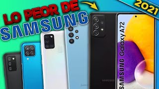 ¿Qué Samsung NO comprar? LOS PEORES CELULARES SAMSUNG DEL 2021