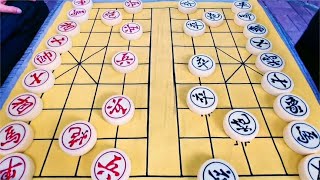 街头象棋实战，胆战心惊的套路，运子如神的高手，绝杀惊心动魄