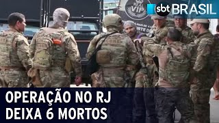 Operação policial no Rio de Janeiro deixa 6 mortos | SBT Brasil (12/07/22)