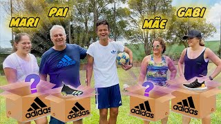 DESAFIO VALENDO TODOS OS PRÊMIOS DA ADIDAS ft. MINHA FAMÍLIA