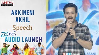 Akkineni Akhil Speech @ Devadas Audio Launch || Akkineni Nagarjuna, Nani