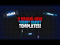 THE BEST 3 *NEW & FREE* IDENT/EDITED BY INTRO TEMPLATES! - NO PLUGINS NEEDED🔥😲