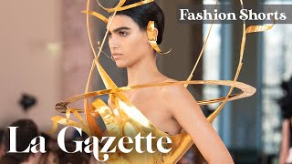 SCHIAPARELLI Haute Couture: a close up | La Gazette #Shorts