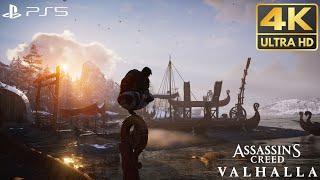 (PS5) Assassins Creed Valhalla GAMEPLAY | PORRADA | [4K HDR 60fps]