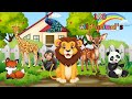 Wild Animals | Learn wild animals names in English | Kids vocabulary | English Educational Video