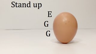 Stand up egg Experiment