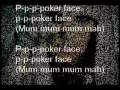 Lady Gaga Poker Face with Lyrics