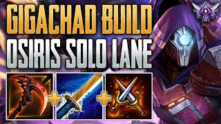 NEW GIGACHAD BUILD! Osiris Solo Gameplay (SMITE Masters Ranked Conquest)