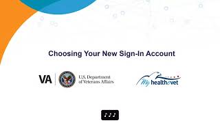 Choosing Your New Sign in Account