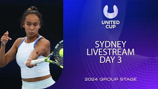 LIVE | Sydney Day 3 | United Cup 2024