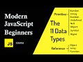 11 Data Types in JavaScript: From Numbers, Strings to Symbols and Beyond (Full Tutorial)