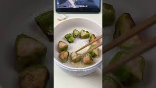 中国打工人下班沉浸式做饭｜青椒酿虾滑 Immersive cooking of a Chinese office worker #chinesefood #cooking #immersive