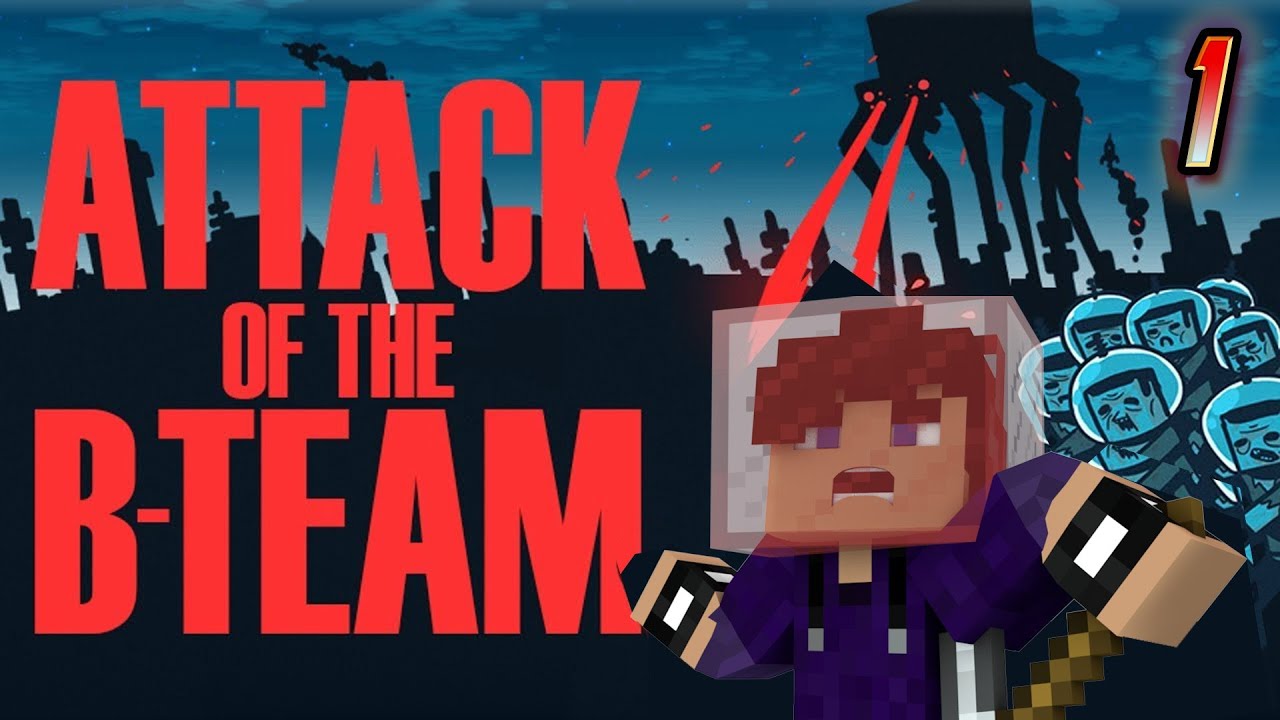 Minecraft: Attack Of The B-Team! Episode 1 - The HUGE Journey Begins ...