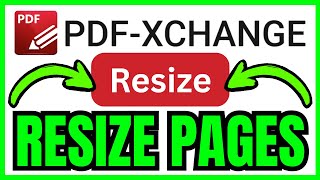 How To RESIZE PDF PAGES In PDF XChange Editor (QUICK & EASY) 2026