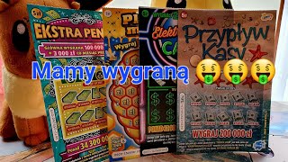 Zdrapki Lotto #9 : Mix zdrapek po 5zł 😎😎😎 Mamy wygraną 🤑🤑🤑