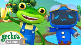 🚒 Gecko to the Rescue in a Messy Situation! | Gecko's Garage | Learning Videos for Kids 🛻🐸🛠️