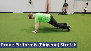 Prone Piriformis (Pigeon) Stretch