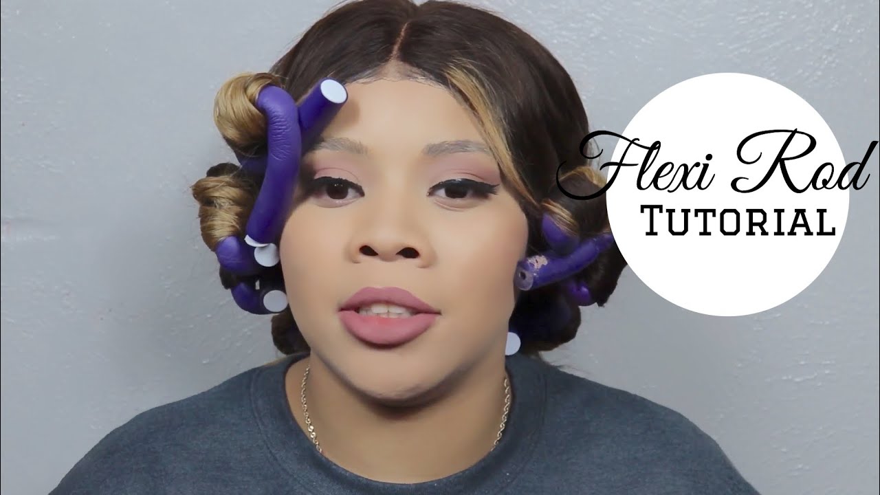 Flexi Rod Tutorial Heatless Curls Youtube