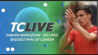Fabian Marozsan Upsets Alcaraz in Rome | Tennis Channel Live