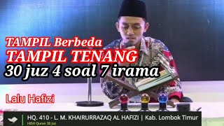 Penampilan Lalu Hafizi Di STQ PROVINSI NTB 2021 | 4 soal 7 irama