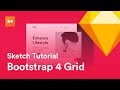 Sketch Tutorial - Design Website using Bootstrap 4 Grid