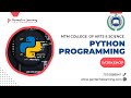Python Programming | MTM COLLEGE OF ARTS SCIENCE AND COMMERCE | Pantech eLearning