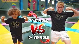 GAME OF FLIP VS CRAZY 7 YEAR OLD! 500.000 SPECIAL #2
